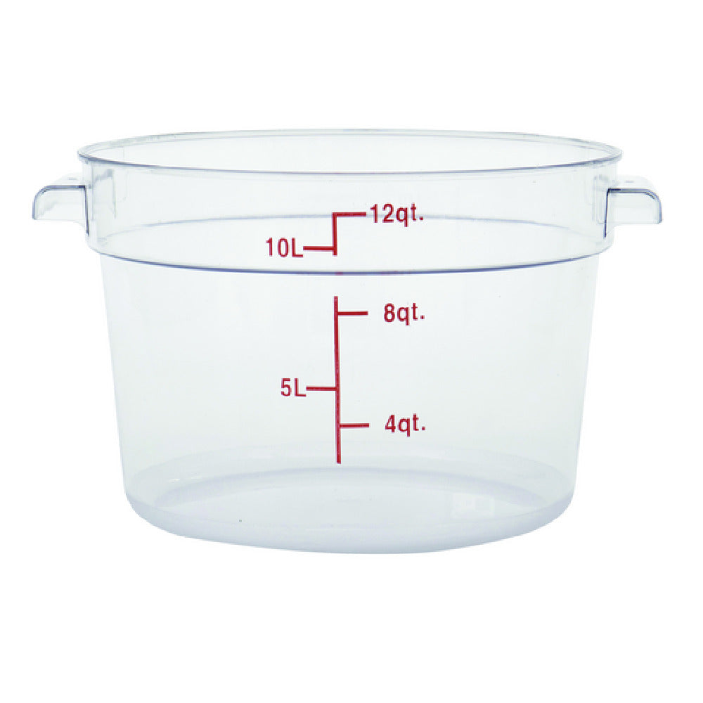 Hubert 14404 - Hubert® Food Storage Container, 13-22/25" Dia. X 8-1/4"D, Round