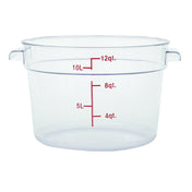 Hubert 14404 - Hubert® Food Storage Container, 13-22/25" Dia. X 8-1/4"D, Round