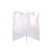Risch 61 8.5X11 Clear Vinyl Menu Cover 8-1/2" X 11" Triple Pocket