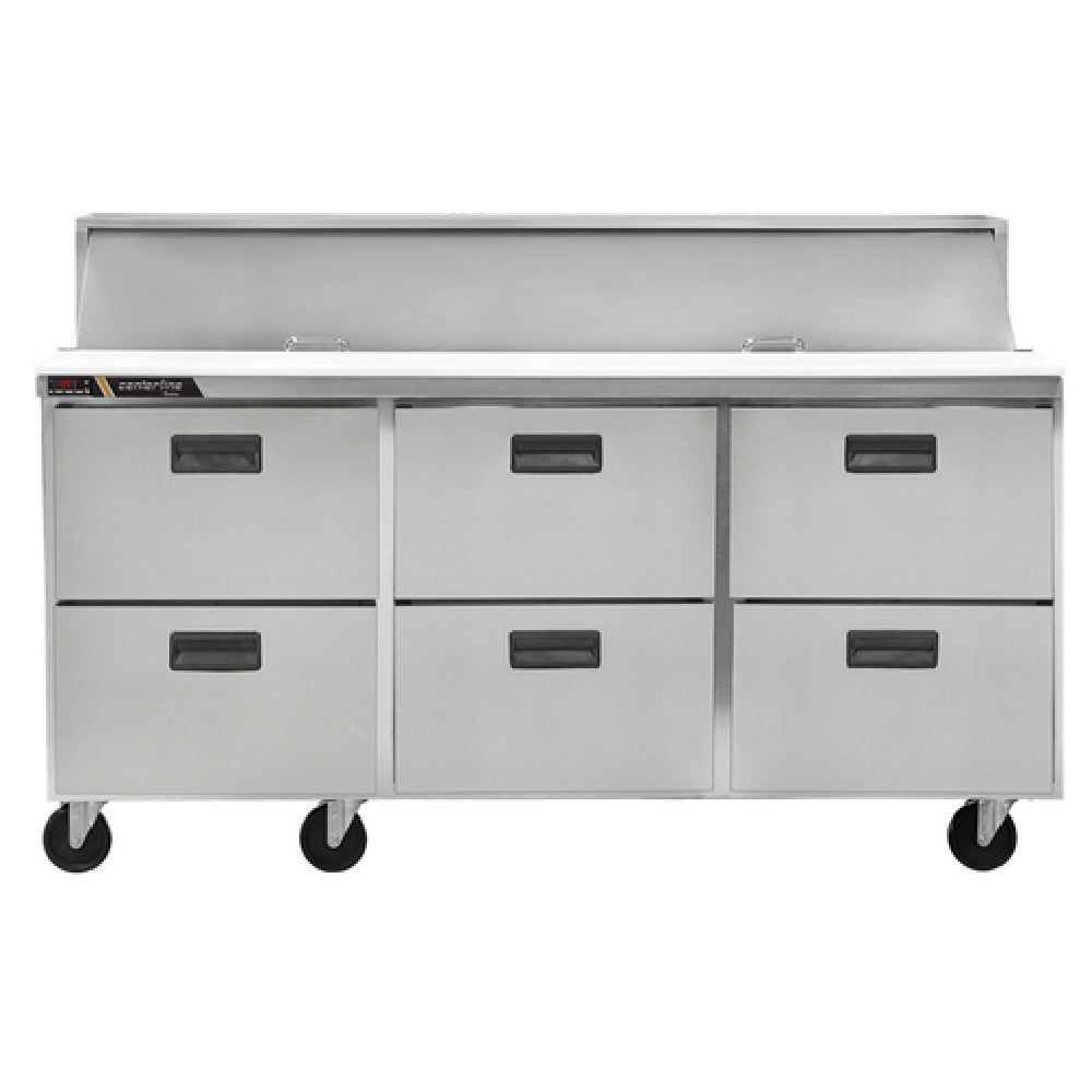 Traulsen CLPT-7230-DW Centerline™ By Traulsen Mega Top Prep Table Refrigerator