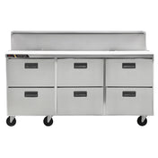 Traulsen CLPT-7230-DW Centerline™ By Traulsen Mega Top Prep Table Refrigerator
