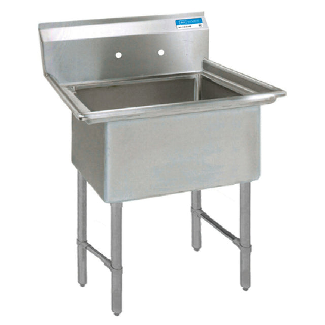 BK Resources BKS-1-15-14S Sink One Compartment 20"W X 20-13/16"D X 43-3/4"H Overall Size