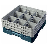 Cambro 9S638414 Camrack® Glass Rack With (3) Soft Gray Extenders Full Size
