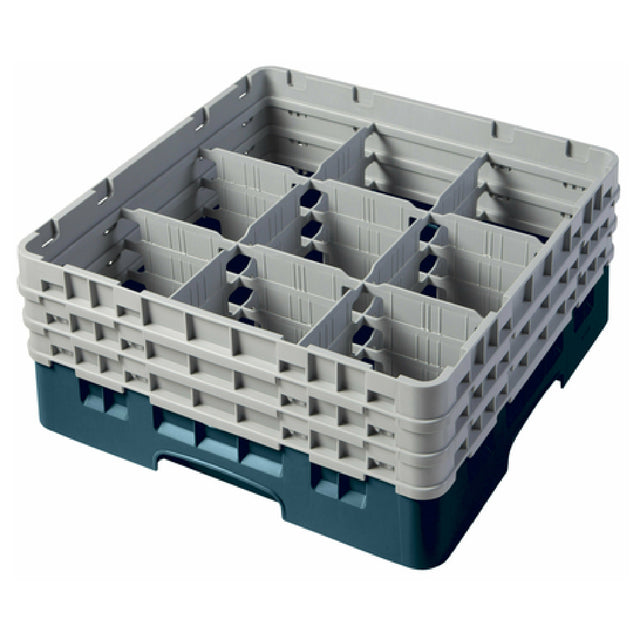 Cambro 9S638414 Camrack® Glass Rack With (3) Soft Gray Extenders Full Size