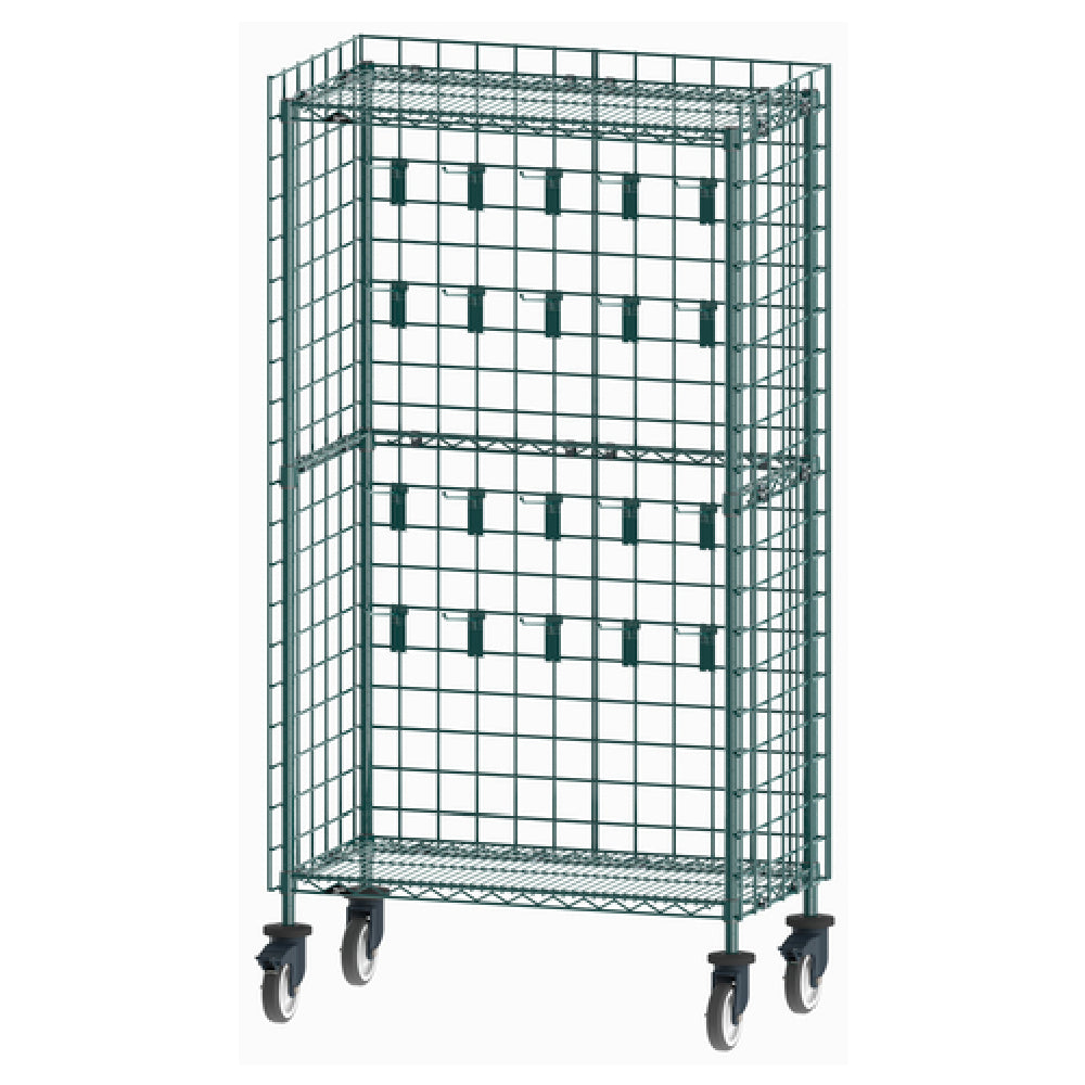 Metro CR183670-UTNK3 Mobile Utensil Rack (4) 18"D X 60"W SmartWall Wire Grids