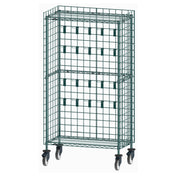 Metro CR183670-UTNK3 Mobile Utensil Rack (4) 18"D X 60"W SmartWall Wire Grids