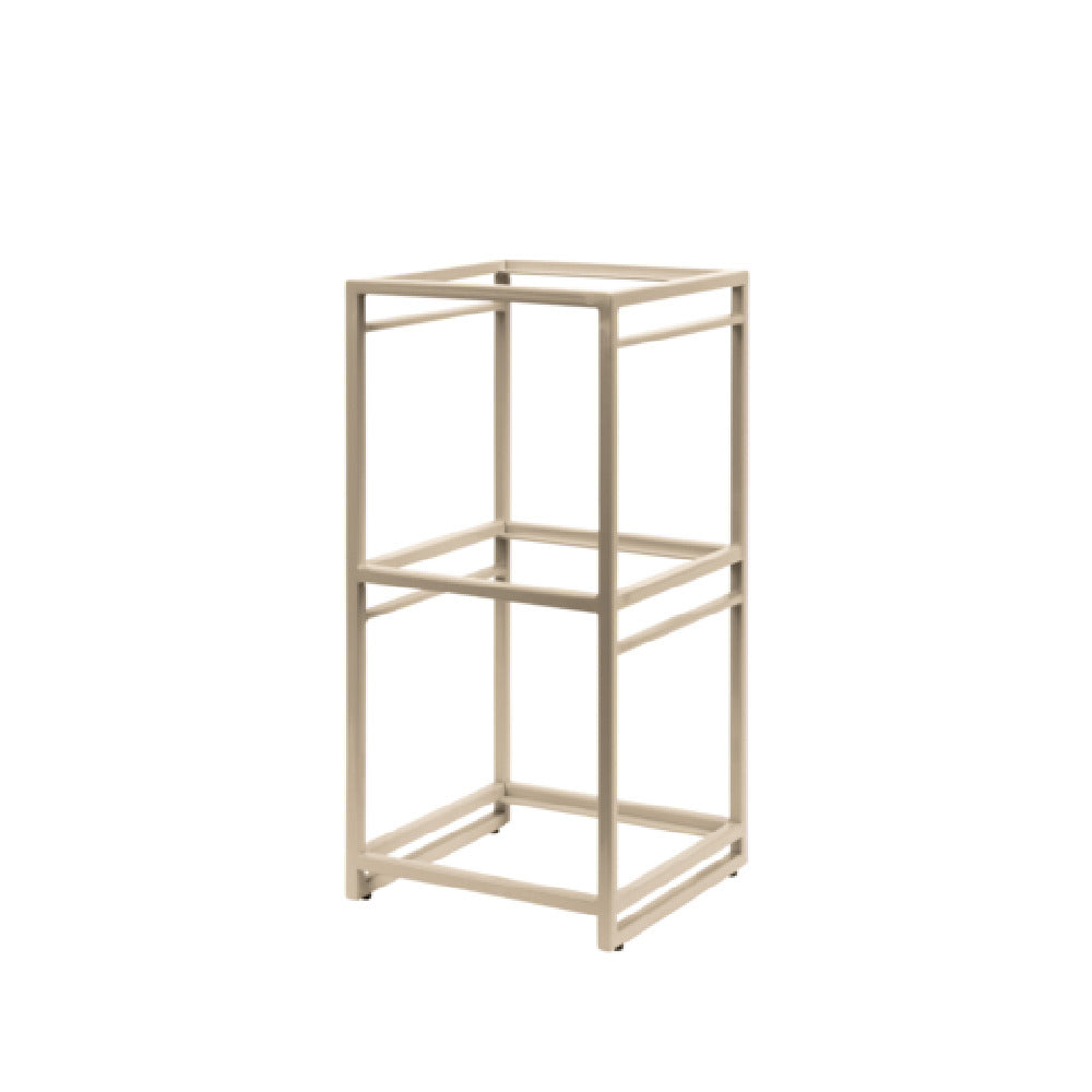 Steelite 7364MW344 Square Core Tiered Riser 13.875" X 9.5" X 19.5" Spire