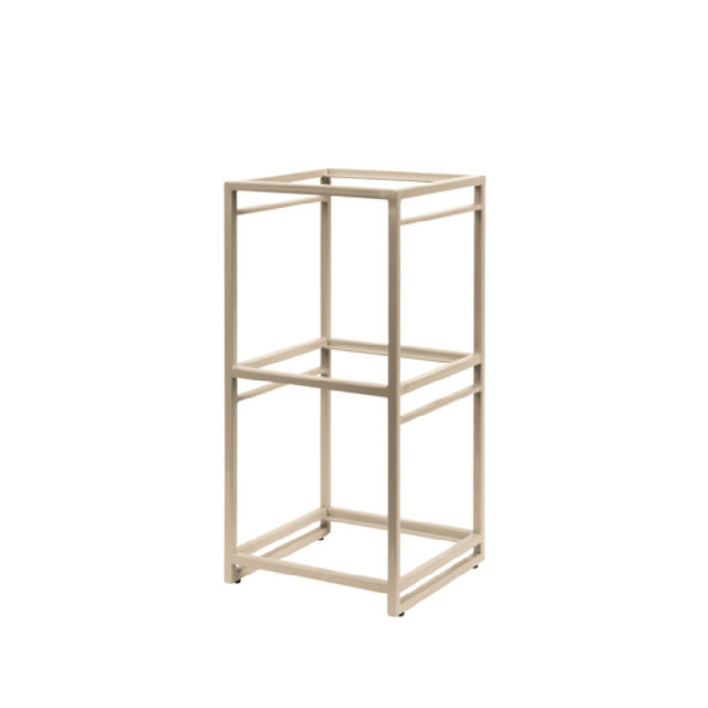 Steelite 7364MW344 Square Core Tiered Riser 13.875" X 9.5" X 19.5" Spire