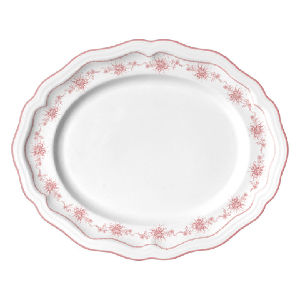 Steelite 62532FP817 Oval Platter 13.0" X 10.5" X 1.0" Adelina