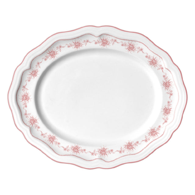 Steelite 62532FP817 Oval Platter 13.0" X 10.5" X 1.0" Adelina