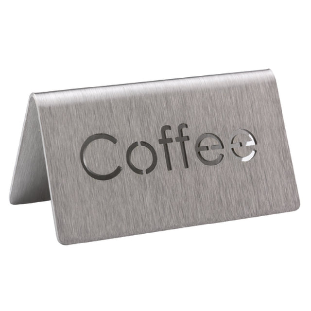 Service Ideas 1C-BF-COFFEE-MOD Beverage ID Tent "Coffee" 1-1/2"H X 3"W