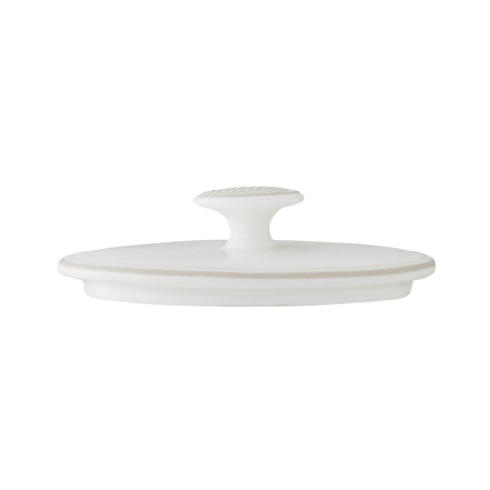 Steelite 82122AND0341 Covered Sugar Bowl Lid 4.125" X 2.875" X 1.0" Oval