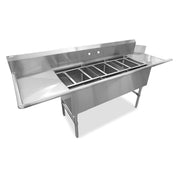 John Boos DT3PB18244-2D18L Dishtable/Pot Sinks Clean Straight Design