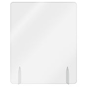 Aarco FPT3024-3 Freestanding Protection Shield 30" X 24" 1/8" Thick Heavy-duty