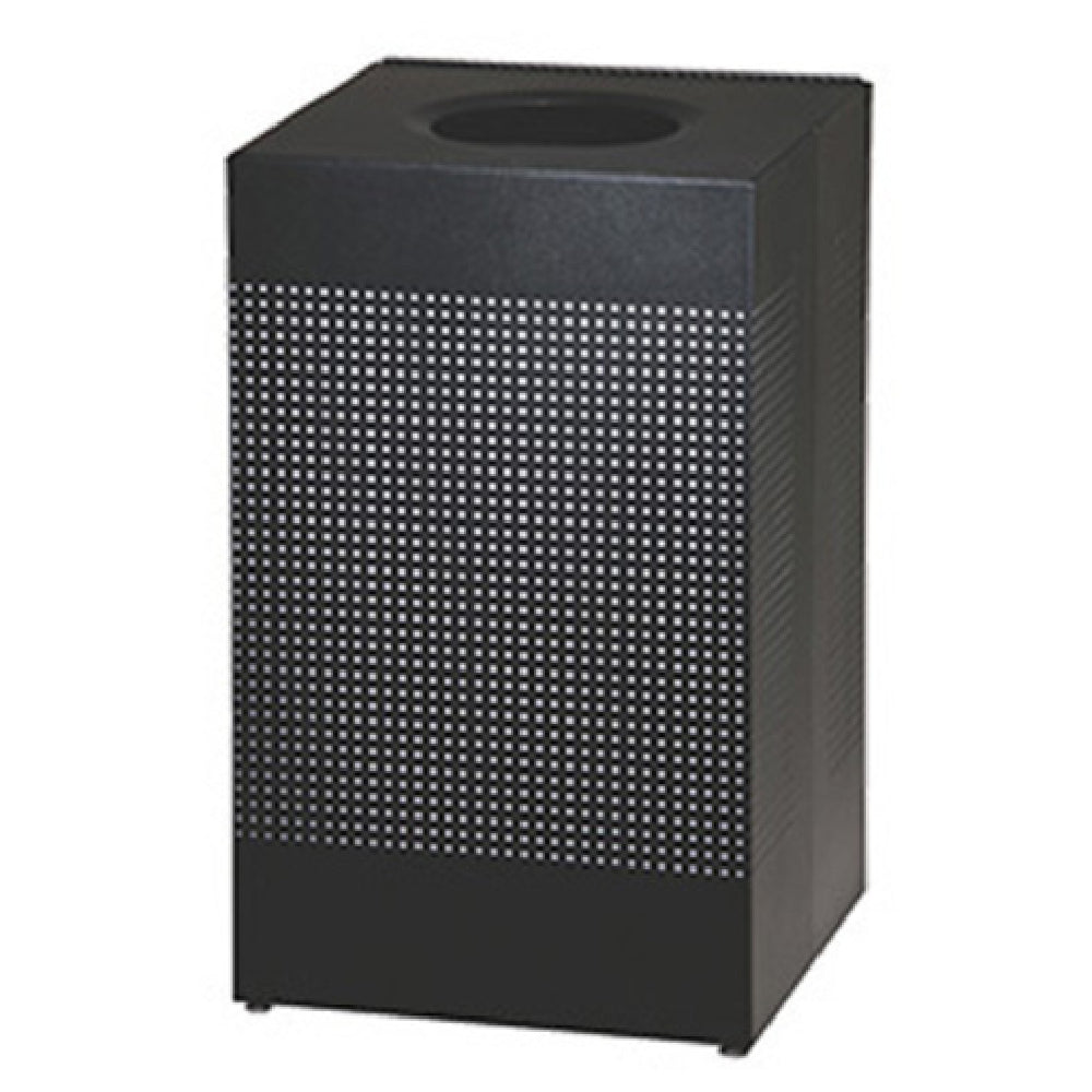 Rubbermaid FGSC18EPLTBK Silhouette Indoor Receptacle 20 Gallon 19" X 19" X 32"H
