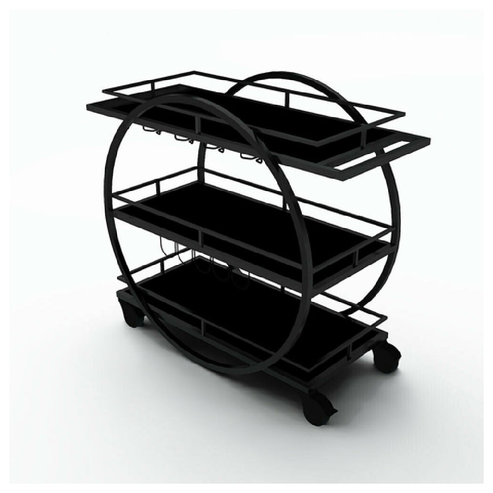 Forbes Industries F35-5571 Mixology Cart Cartwheel Essential 52"L X 24"W X 46"H