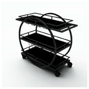 Forbes Industries F35-5571 Mixology Cart Cartwheel Essential 52"L X 24"W X 46"H