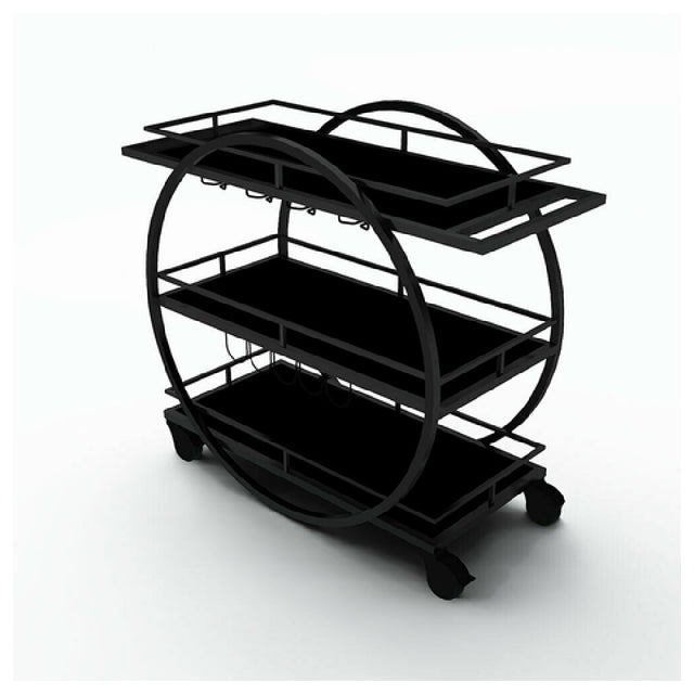 Forbes Industries F35-5571 Mixology Cart Cartwheel Essential 52"L X 24"W X 46"H