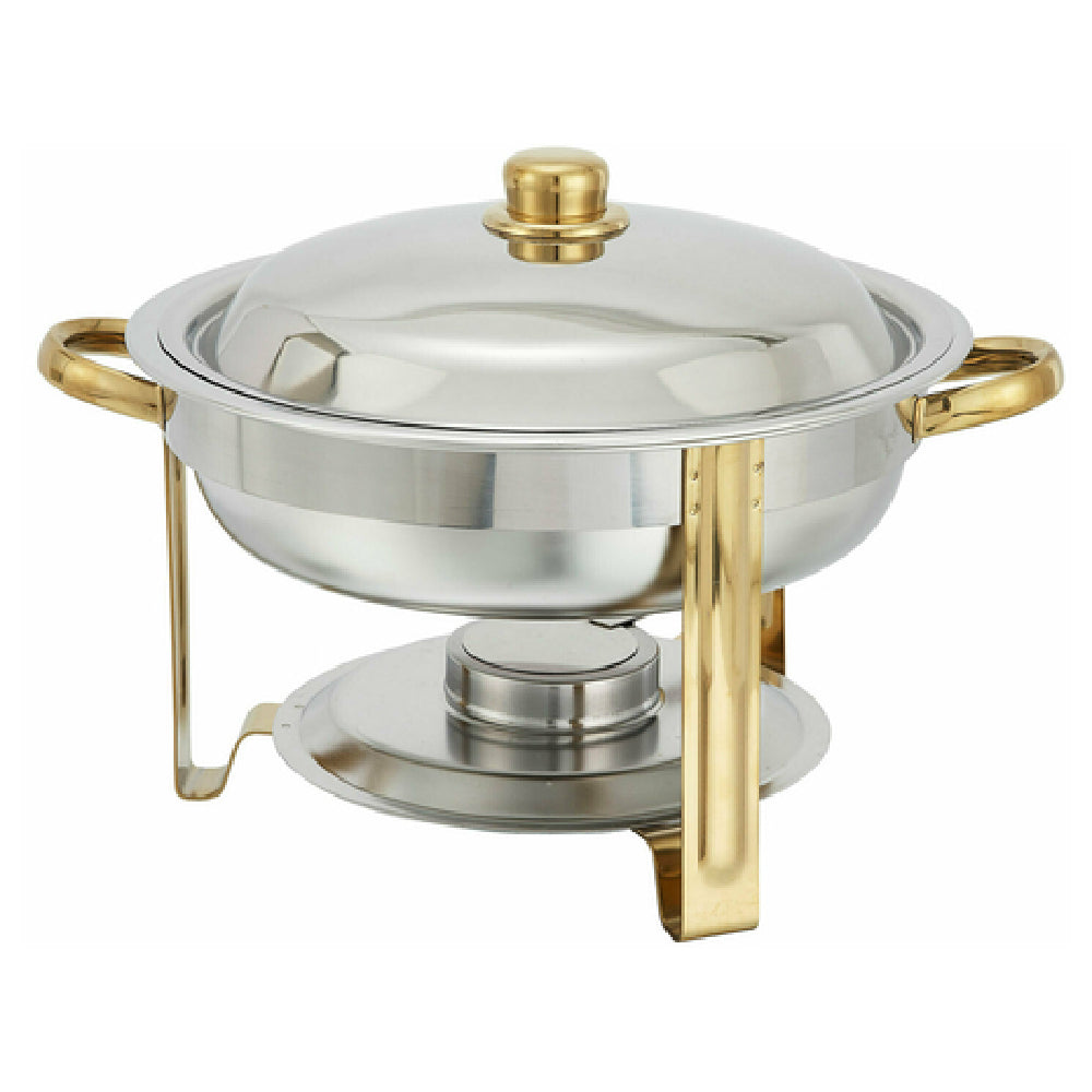 Winco 203 Malibu Chafer 4 Qt. Round