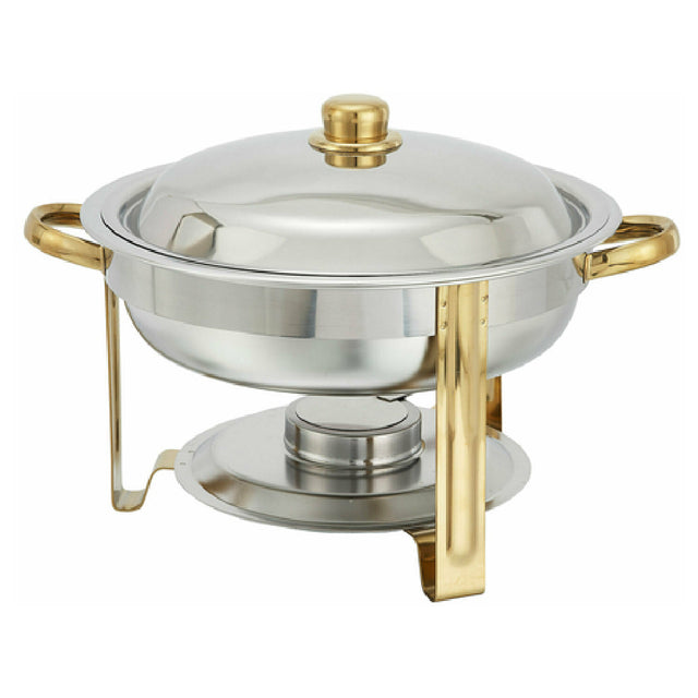 Winco 203 Malibu Chafer 4 Qt. Round