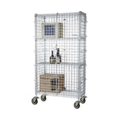 1880 Hospitality FMSEC1848 Focus Foodservice Security Cage Complete Mobile Kit