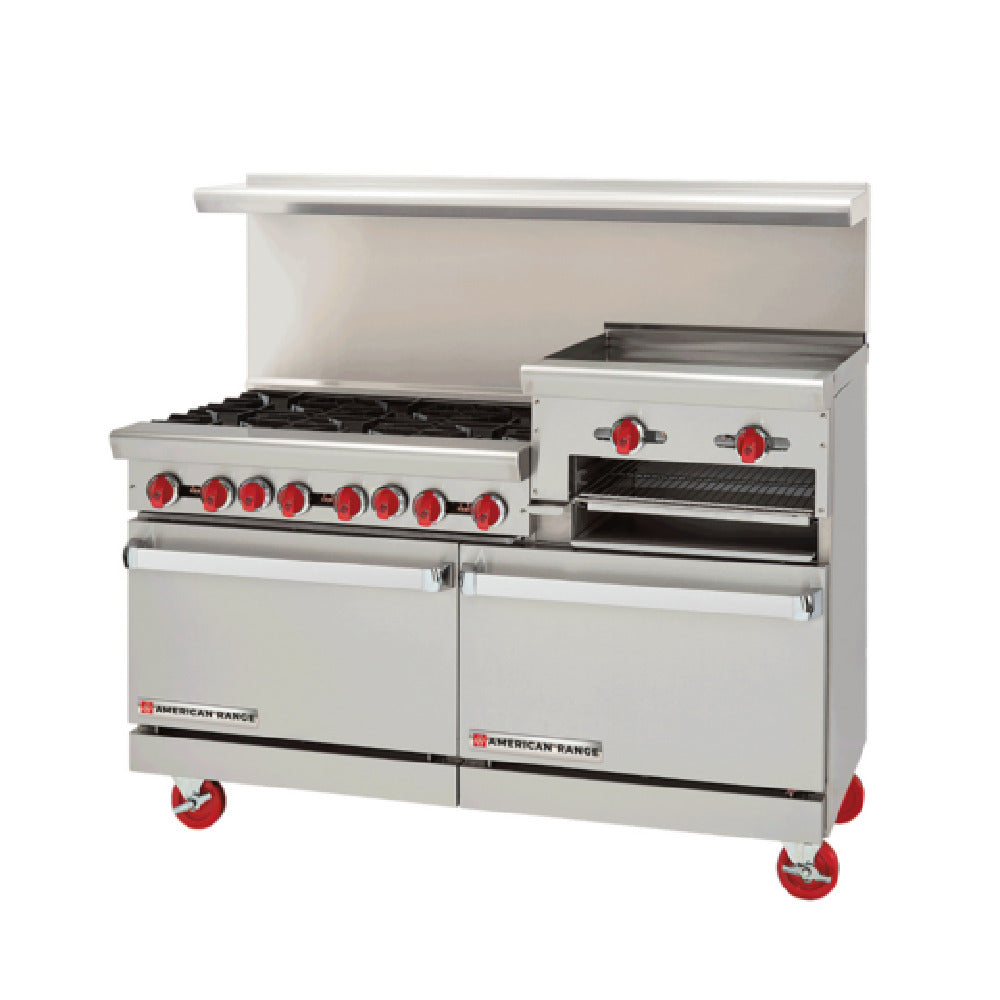 American Range AR-4B-36RG-126L-SBR_LP - Restaurant Range, Gas, 60"