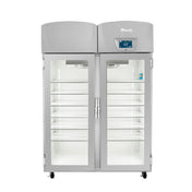 Migali Industries EVOX-2RG-LB-RC Medical-Grade Refrigerator 44.9 Cu. Ft. Capacity Two Glass Door