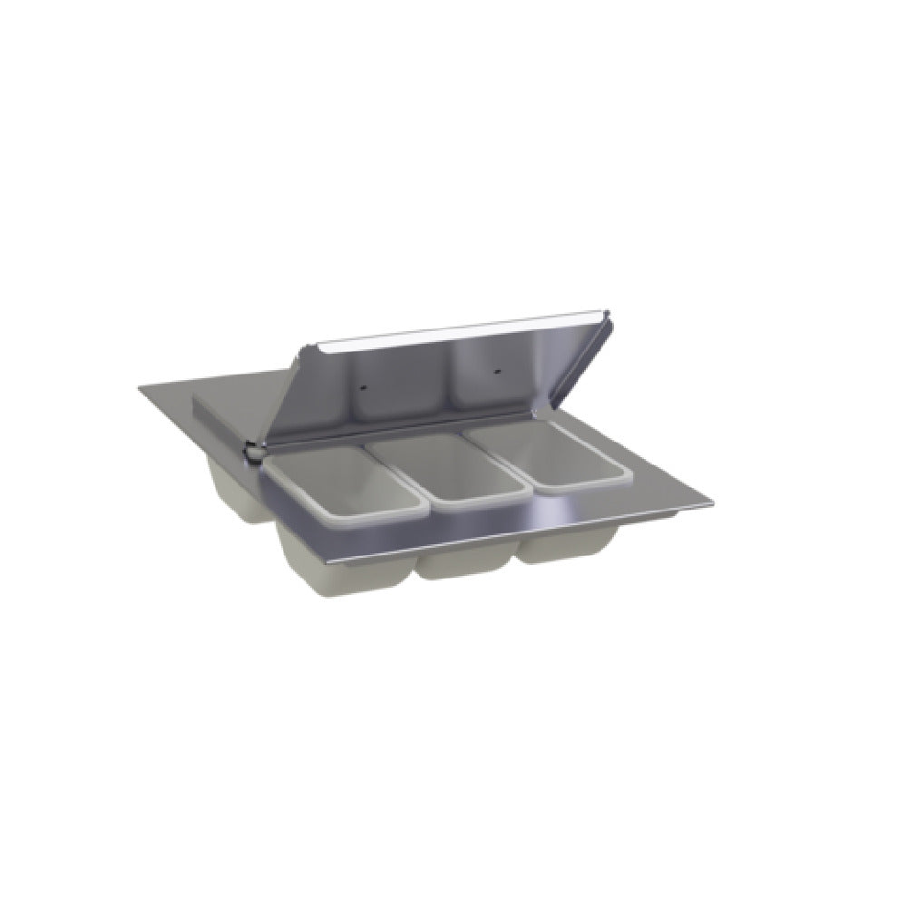 Glastender CCD6-12 Condiment Dispenser Ice-chilled Stainless Steel