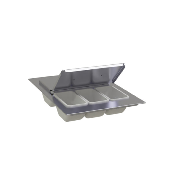 Glastender CCD6-12 Condiment Dispenser Ice-chilled Stainless Steel