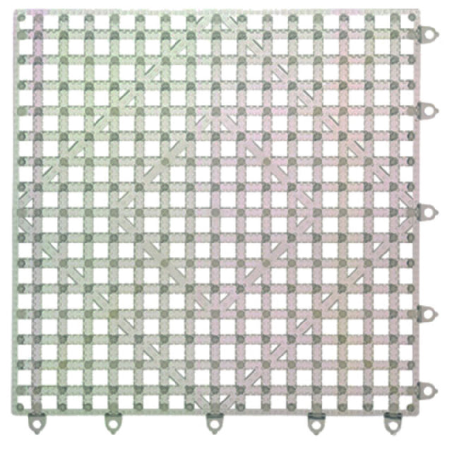 San Jamar VM5280CL-12 Versa-Mat® Bar Mat Tile/Shelf Liner 12" X 12" Interlocking