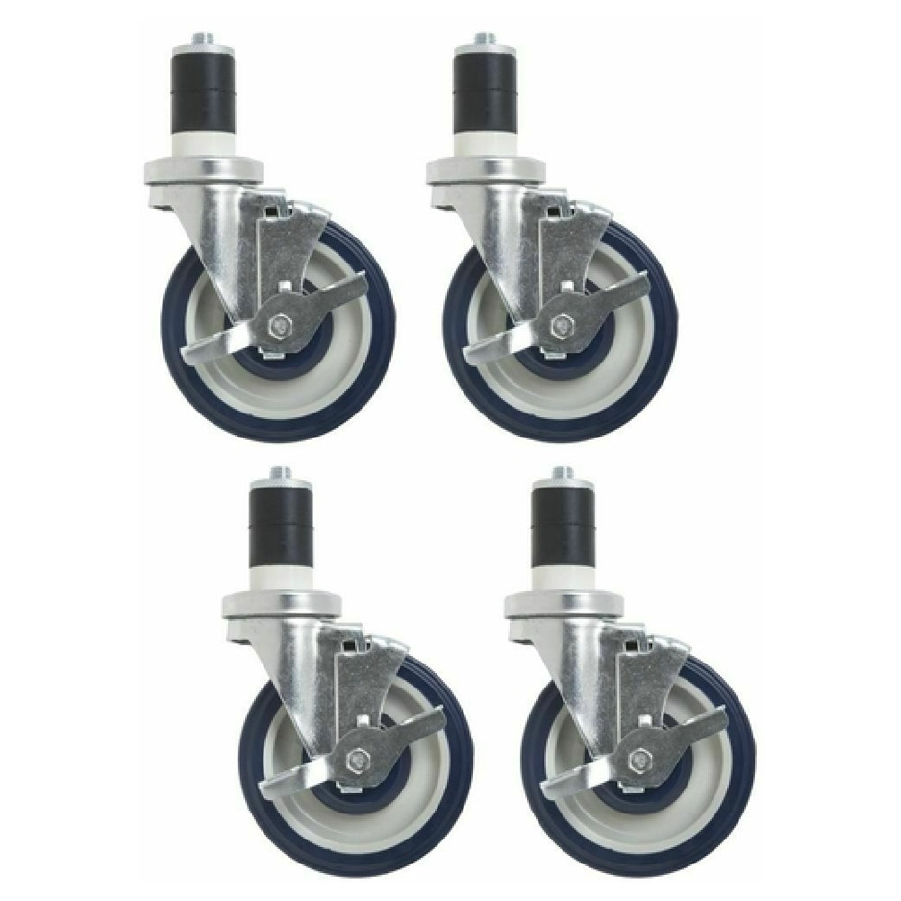 Hubert 91097 - Caster Set, For Work Tables, 5" Dia.
