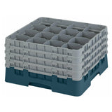 Cambro 16S900414 Camrack® Glass Rack With (4) Soft Gray Extenders Full Size