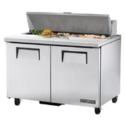 True Refrigeration TSSU-48-12-HC Sandwich/Salad Unit (12) 1/6 Size (4"D) Poly Pans