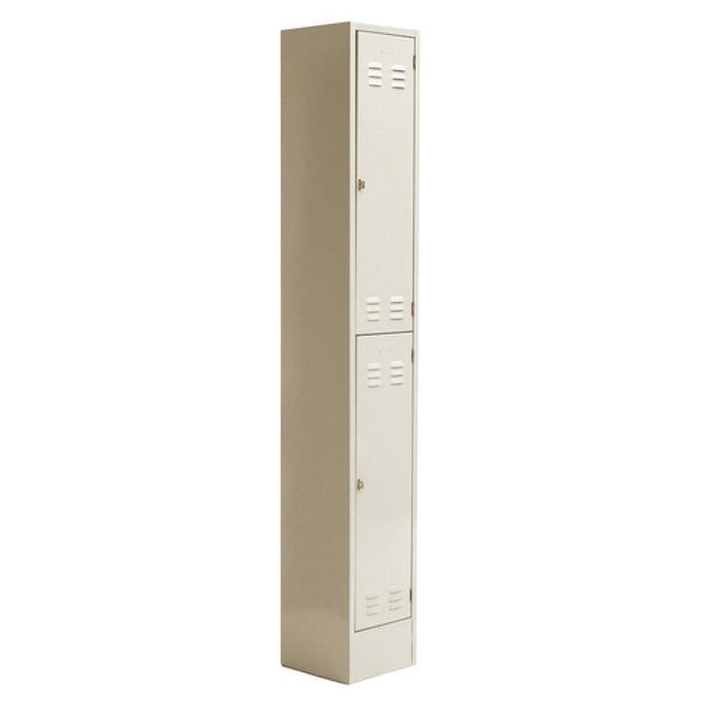 Hubert 10437 - Locker, 2-tier, 12" X 18" X 72"H