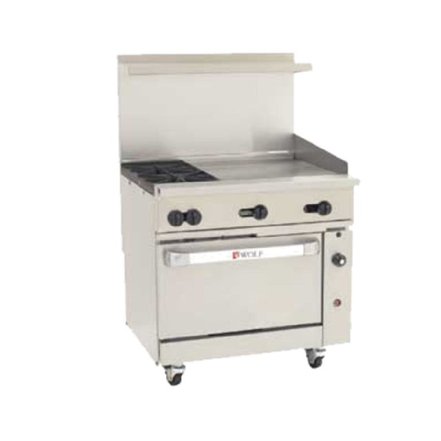 Wolf C36C-2B24G_LP Challenger XL™ Restaurant Range Gas 36"