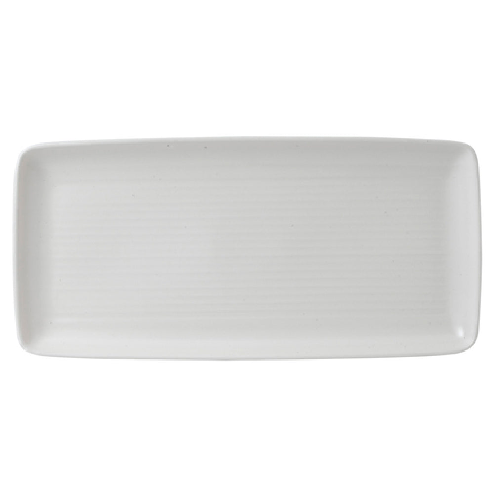 Arc Cardinal EP356 Dudson Evo Pearl Rectangle Tray (L:14.0'' X W:6.5'') Stoneware