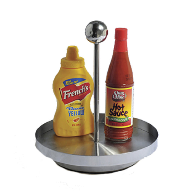 GET Enterprises SSLS-08 Clipper Mill Lazy Susan 10" X 8" Stainless Steel