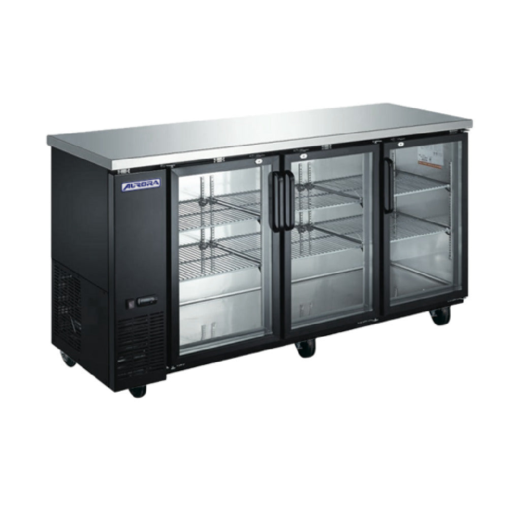 Omcan 59062 (BB-CN-0020E-GH) Aurora Refrigerated Back Bar Cooler Reach-in