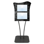 Hubert 69844 - Menu Board, 2-pocket, Floor Stand