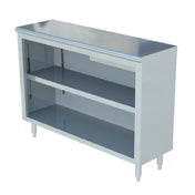 Sapphire Manufacturing SMDC-1548 Enclosed Base Dish Cabinet Open Front 48"W X 15"D X 36"H Overall Size