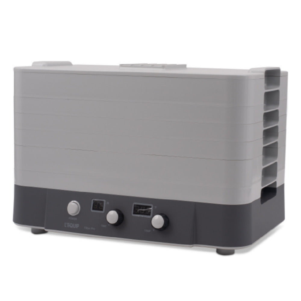 JB Prince P535 L'Equip Filter Pro Table Top Dehydrator 12.5"W X 17"D X 12"H (2) Deep Trays