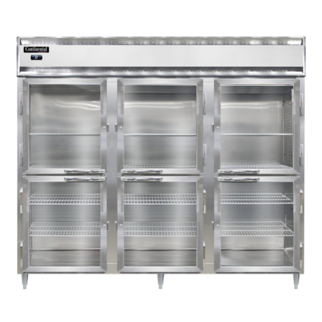Continental Refrigerator D3RENSAPTHD-GD-SD Designer Line Wide Refrigerator 75 Cu. Ft. Capacity