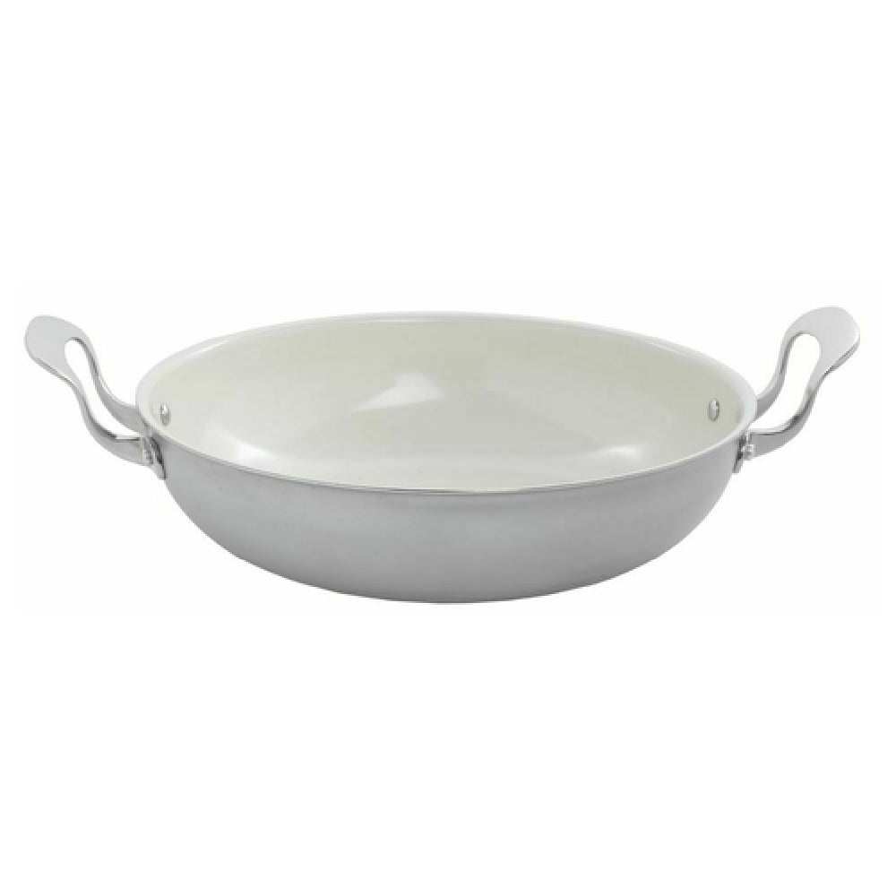 Hubert 76943 - Display Wok Pan, 12-1/2" Dia. X 3-3/8"H, Round