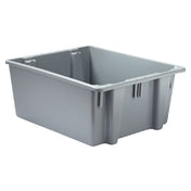 Rubbermaid FG173100GRAY Palletote® Box 2 Cu. Ft. 23-1/2"W X 19-1/2"D X 10"H