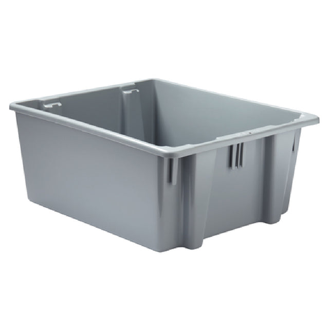 Rubbermaid FG173100GRAY Palletote® Box 2 Cu. Ft. 23-1/2"W X 19-1/2"D X 10"H