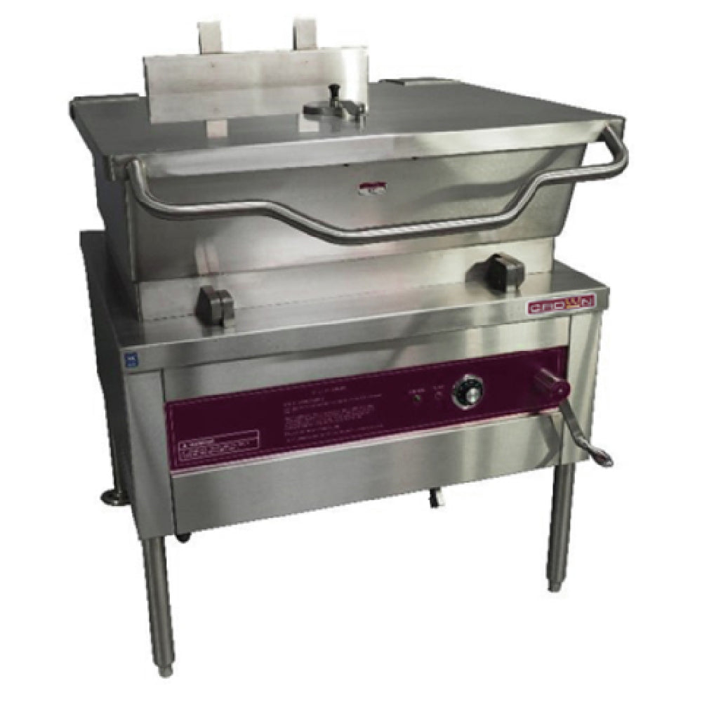 Crown Steam GS-40_NAT Tilting Skillet Gas 40 Gallon Capacity
