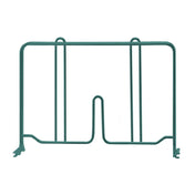 Quantum DIV12P Wire Shelf Divider 12"D X 8"H Green Epoxy Antimicrobial Finish