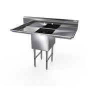 NBR Equipment 1SS-182414LR18 Premium Sink One-compartment 57-1/4"W X 29-1/2"D X 44-1/16"H Overall Size