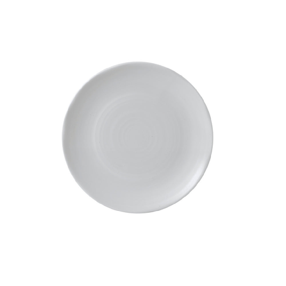 Arc Cardinal FN879 Dudson Organic White Organic Coupe Plate (D:6.38'') Vitrified Ceramic