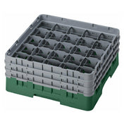 Cambro 25S638119 Camrack® Glass Rack With (3) Soft Gray Extenders Full Size
